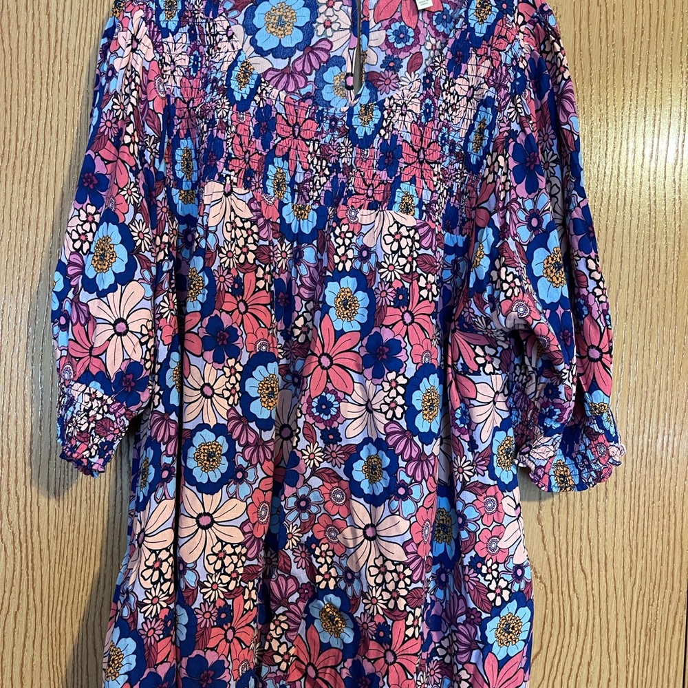 Floral Multicolor Boho Blouse